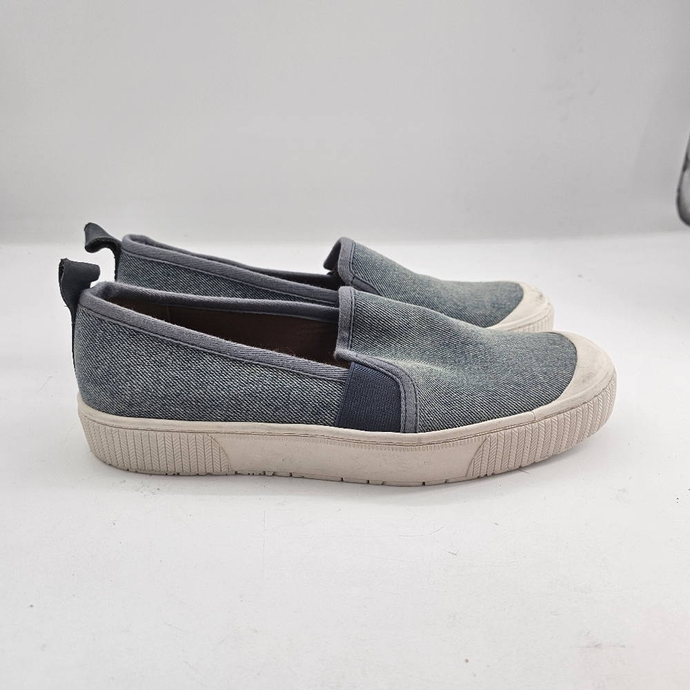 Zodiac Ciara Denim Chambray Women’s Size 10 M Casual Slip-On Sneakers NWD